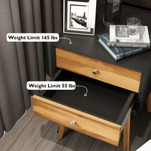Load image into Gallery viewer, Nightstand Wooden End Table Bedside Table
