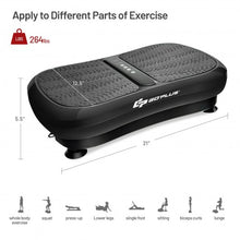 Load image into Gallery viewer, Vibration Platform Fitness Machine with Remote Control and Bluetooth Loop-Black
