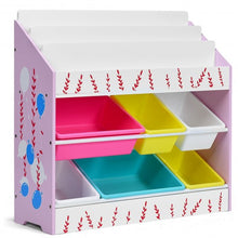 Load image into Gallery viewer, Kids Toy Storage Organizer Children Storage Bins &amp; Book Sleeves
