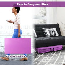 Load image into Gallery viewer, 4&#39; x 10&#39; x 2&quot; Folding Gymnastics Tumbling Gym Mat-Purple
