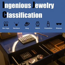 Load image into Gallery viewer, Makeup Vanity Table Set 3 Color Lighting Dressing Table-Navy
