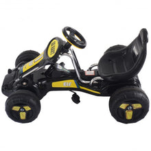 Load image into Gallery viewer, Go Kart Kids Ride Car Pedal Powered Car 4 Wheel Racer Toy Stealth Outdoor-Black
