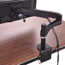 Load image into Gallery viewer, Single Arm TV LCD Monitor Desk Mount Stand Bracket Swivel Gas Spring up to 27&quot;
