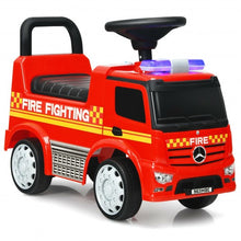 Load image into Gallery viewer, Licensed Mercedes Benz Kids Fire Engine Racer-Red
