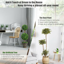 Load image into Gallery viewer, 36 Inch Artificial Double Ball Tree Indoor and Outdoor UV Protection
