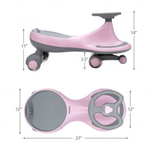 Load image into Gallery viewer, Wiggle Car Ride-on Toy with Flashing Wheels-Pink
