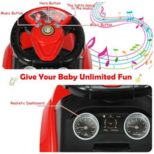 Load image into Gallery viewer, Honey Joy 3 in 1 Ride on Push Car Toddler Stroller Sliding Car with Music-Red
