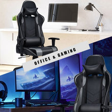 Load image into Gallery viewer, Massage Gaming Recliner  with Lumbar Support-Black
