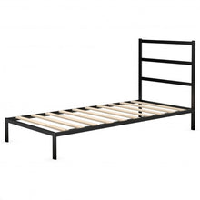 Load image into Gallery viewer, Twin/Full/Queen Size Metal Bed Platform Frame with Headboard-Twin Size
