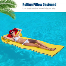 Load image into Gallery viewer, 3-layer Tear-resistant Relaxing Foam Floating Pad-Yellow
