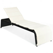 Load image into Gallery viewer, 5-Position Outdoor Adjustable Rattan Recliner Chair
