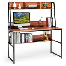 Load image into Gallery viewer, 47&quot; Computer Desk Writing Study Table Workstation-Coffee

