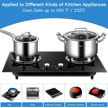 Load image into Gallery viewer, 6 Piece Stainless Steel Cookware Set Nonstick Pot
