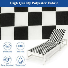 Load image into Gallery viewer, Patio Adjustable Reclining Chair Lounge Chair Chaise for Garden Deck Wheel

