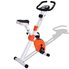 Load image into Gallery viewer, 45 Height Resistance Adjustable Folding Magnetic Exercise Bike-Orange
