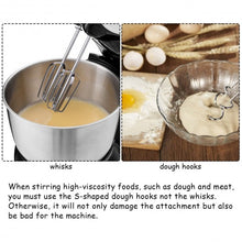 Load image into Gallery viewer, 200 W 5-speed Stand Mixer with Dough Hooks Beaters
