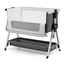 Load image into Gallery viewer, Baby Bed Side Crib Portable Adjustable Infant Travel Sleeper Bassinet-Dark Gray
