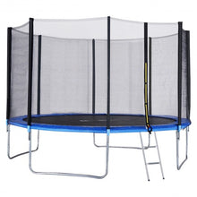 Load image into Gallery viewer, 12&#39; Trampoline with Enclosure Net Spring Pad &amp; Ladder
