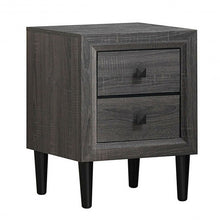 Load image into Gallery viewer, 2PCS Nightstand W/2 Drawer Multipurpose
