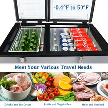 Load image into Gallery viewer, 84-Quart Portable Compressor Camping Electric Car Cooler
