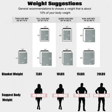 Load image into Gallery viewer, 10 lbs Premium Cooling Heavy Weighted Blanket-Pink
