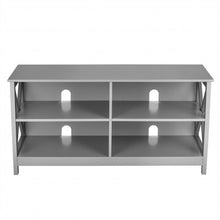Load image into Gallery viewer, Wooden TV Stand Entertainment Media Center -Gray
