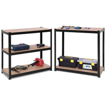 Load image into Gallery viewer, 71&quot; x 36&quot; Heavy Duty 5 Level Adjustable Storage Garage Shelf-Black
