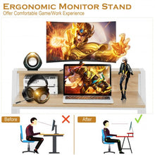Load image into Gallery viewer, 2 Tier Computer Desk PC Laptop Table Study Writing Home Office Workstation New-Natural
