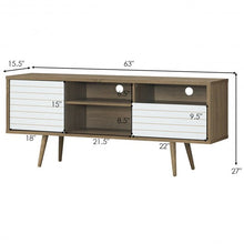 Load image into Gallery viewer, Modern TV Stand with 3 Shelves Storage Drawer
