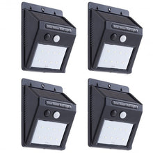 Load image into Gallery viewer, 4 pcs Waterproof LED Wireless Motion Sensor Solar Lights
