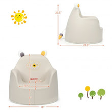 Load image into Gallery viewer, Kids Cartoon Sofa Seat Toddler Children Armchair Couch-White
