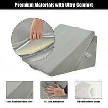 Load image into Gallery viewer, Adjustable Memory Foam Reading Sleep Back Support Pillow-Gray
