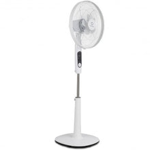 Load image into Gallery viewer, Fantask 16&quot; 2 Mode 2 Blades Remote Control Oscillating Pedestal Fan-White
