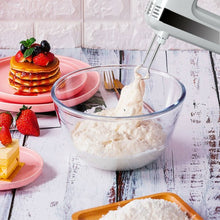 Load image into Gallery viewer, 250W 5-Speed Stand Mixer w/ Dough Hooks Beaters and Stainless Steel Bowl
