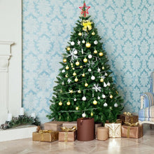Load image into Gallery viewer, LUCKTREE 6 Ft Hinged Artificial Christmas Tree with Solid Metal Stand

