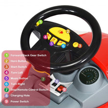 Load image into Gallery viewer, Kids Electric Ride On Car And Push Car Stroller -Red
