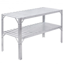 Load image into Gallery viewer, Aluminum Workbench Greenhouse Prepare Work Potting Table
