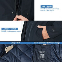 Load image into Gallery viewer, Men&#39;s�Interchange�3�in�1�Waterproof Detachable Ski�Jacket-Black-XL

