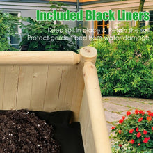 Load image into Gallery viewer, Elevated Wood Planter Box with Fir and Pine Wood Frame
