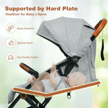 Load image into Gallery viewer, Lightweight Aluminium Frame Baby Stroller with Net-Gray
