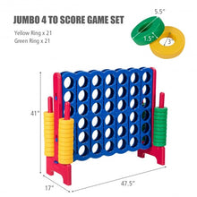 Load image into Gallery viewer, Jumbo 4-to-Score 4 in A Row Giant Game Set-Red
