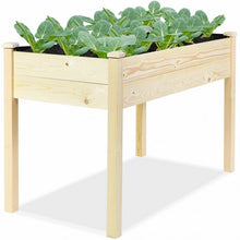 Load image into Gallery viewer, Wooden Raised Vegetable Garden Elevated Grow Vegetable Planter
