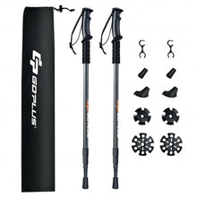 Load image into Gallery viewer, 2 Pack Trekking Hiking Sticks Poles
