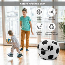 Load image into Gallery viewer, Football Shaped Kids Sofa Couch with Ottoman
