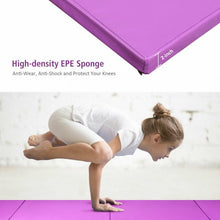 Load image into Gallery viewer, 8&#39; x 4&#39; x 2&quot; Folding Gymnastics Tumbling Mat-Purple
