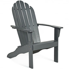 Load image into Gallery viewer, Outdoor Solid Wood Durable Patio Adirondack Chair-Gray
