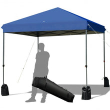 Load image into Gallery viewer, 8?x8&#39; Outdoor Pop up Canopy Tent  w/Roller Bag-Blue
