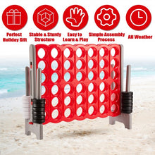 Load image into Gallery viewer, Jumbo 4-to-Score 4 in A Row Giant Game Set for Outdoor Indoor
