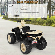 Load image into Gallery viewer, 12V Kids Electric 4-Wheeler ATV Quad Ride On Car with LED Light-Yellow
