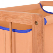 Load image into Gallery viewer, Bamboo Frame Durable Clothes Storage Laundry Hamper
